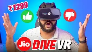 I Tested  CHEAP Jio VR Headset !! ⚡️ Jio Dive Review - VR Headset For only Rs. 1299!!
