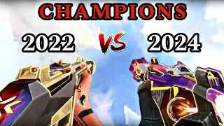 VALORANT - New Champions 2024 Phantom Vs Champions 2022 Phantom | Champions Phantom Comparison
