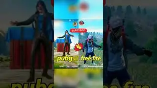 pubg vs free fire vs Pubg #pubgmobile #tiktok #attitude #short #bgmi #freefire SAMSUNG,A3,A5,A6,A7,