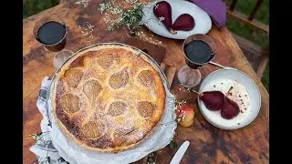 Birnen Pie & Rotweinbirne