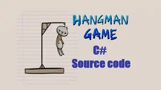 HANGMAN GAME C# WINFORM + SOURCE CODE