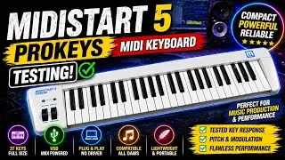 Midistart 5 Prokeys testing || Miditech Prokeys