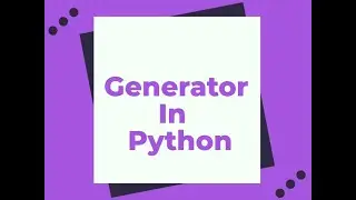 Python - Generator