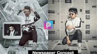 3D News Paper Photo Editing ll Instagram Viral Photo Editing ll PicsArt Photo Editing Tutorial