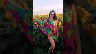фотосессия в подсолнухах
