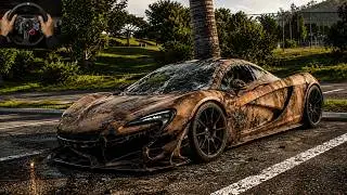 Rebuilding a McLaren P1 - Need For Speed Heat - Logitech G29 Gameplay.