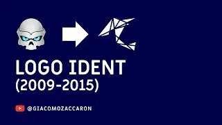 Giacomo Zaccaron Logo Ident History from 2009 to 2015