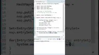 Printing HashMap Key Values Pairs In Java 