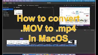 How to convert a .mov file to mp4 file