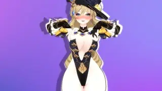 Thicc Navia😳😳 - Gomi Gomi -【MMD Genshin impact 4K | 60FPS】