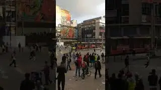 Así termina el desalojo de los vendedores informales de la mariposa centro bogota