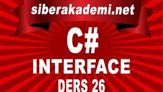 C# - Interface - Ders 26