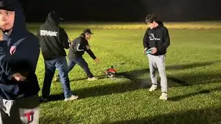 Tron NiTron 90 | Night Flight Shenanigans! | 2024 Heli Spring Fling | Devin McClellan