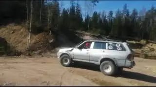Ssangyong musso 1995 г.в. #СиняяСинь дрифт на носороге