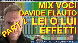 MIX DAVIDE FLAUTO LEI O LUI - MIX DELLA VOCE - PART 2 - EFFETTI REVERB, CHORUS, DELAY E ALTRO