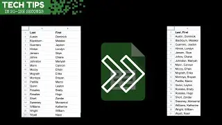 How to Combine First and Last Names in Google Sheets