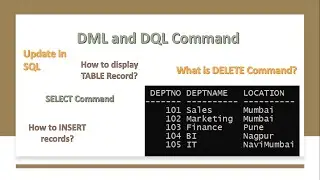 DML and DQL Commands in SQL | Practical implementation of DML and DQL in Oracle 11g | TechnonTechTV