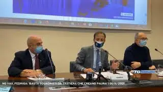 NO VAX, FEDRIGA: 'BASTA SQUADRISTI DA TASTIERA CHE CREANO PAURA' | 01/11/2021