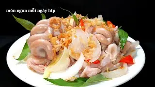 Cách làm dồi trường hấp gừng | món ngon mỗi ngày htp