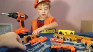 Power Tool Toys Black and Decker Bob the Builder real life