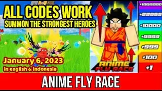 ALL Codes Anime Fly Race ROBLOX January 6, 2023