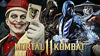 Mortal Kombat 11 - Joker Intro Dialogue with Injustice DLC Characters!