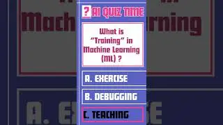 AI Quiz (3/365): ML Training