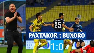 PAXTAKOR 1:0 BUXORO. Coca-Cola Superliga | 9-tur