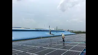 HỆ THỐNG ĐIỆN MẶT TRỜI HÒA LƯỚI 493,68KWP - CÔNG TY PHÚC TOÀN THỊNH LONG AN