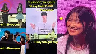 OMG Wooseok sent video message for Hyeyoon at fanmeeting! Hyeyoon & Wooseok hired same translator🥺