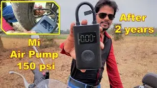 Mi Air Pump 150 psi Review After 2 years using | Best tyre inflator for bike and car.