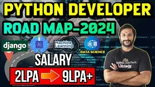 🐍Python Programming Roadmap 2024🧑‍💻 | How to Become a Python Developer 💪