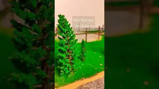 my horses problems💀 #schleich #fyp #horse #problem