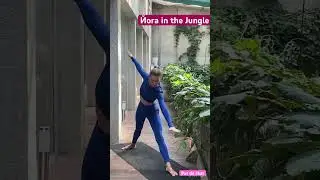 Связка из поз воина и треугольника от Раи #yogaspb #pasdechat