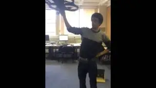AR drone + Mobile phone + Labview = Image processing drone
