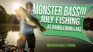 MONSTER BASS: July Fishing at Randleman Lake