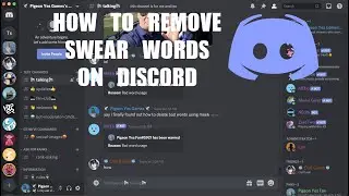 How To Remove Swear Words Using MEE6 | (Discord)