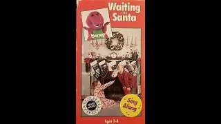 Opening and Closing To Barney:Waiting For Santa 1990 VHS