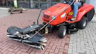 Подметальная щетка в работе 🚜Тракторная подметальная щетка ✅ Установка и работа