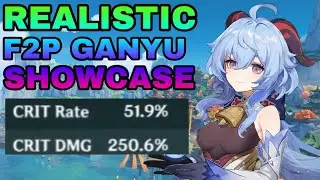 *REALISTIC* F2P C0 GANYU SHOWCASE | Genshin Impact Ganyu