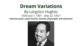 Poem - Dream Variations by Langston Hughes - Read Along