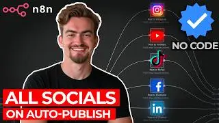 The ULTIMATE Agent to Auto-Publish Content Daily - 9 Social Platforms in 1 | n8n NO-CODE Tutorial