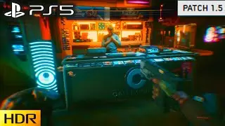 CYBERPUNK 2077 NEW PATCH 1.5 UPDATE - PS5 Gameplay Test & Performance 20