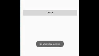 Check Internet Connection in Android