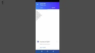 Half diamond 💎 pattern in Java | 