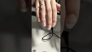 Стилизованный фрэнч🤍 Наращивание 💅 Необычный фрэнч❗ Укрепление гелем 🦾 Стильный дизайн ноготков 😎