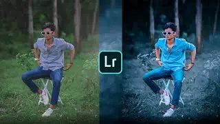 Navy Blue Moody Tone Lightroom Photo Editing || Professional Photo Editing Tutorial || Lucky EDITZ