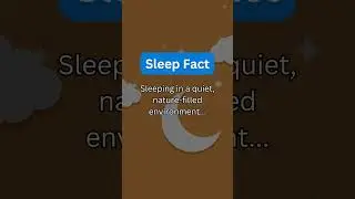 😴 Sleep Fact #sleepfacts #sleepbetter #shorts