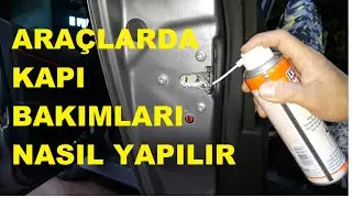 Araçlarda Kapı Bakımları Nasıl Yapılır (Kilit-Menteşe-Kapı Kolu-Kapı Gergisi)-(Opel Astra H)
