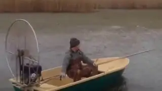 Аэродвижитель 9 л/с на лодке КИТ